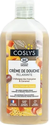Расслабляющий крем для душа Coslys Relaxing Shower Cream, с каштаном и карамелью