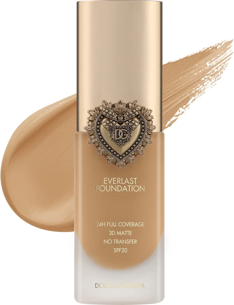 Тональный флюид Dolce & Gabbana Everlast Foundation кроющий матирующий SPF 20, 27 мл, оттенок 12N
