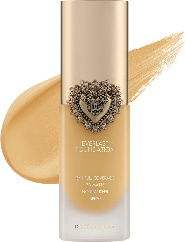 Тональный флюид Dolce & Gabbana Everlast Foundation кроющий матирующий SPF 20, 27 мл, оттенок 16N