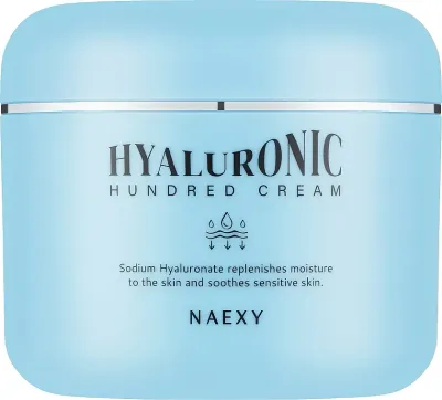 Крем для лица Naexy Hyaluronic Hundred увлажняющий с гиалуроновой кислотой 100 г
