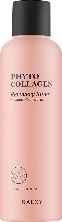 Тоник для лица с фитоколлагеном Naexy Phyto Collagen Recovery Toner для упругости кожи, 200 мл