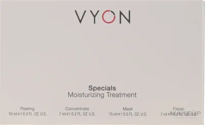 Набор для лица Vyon Specials пилинг с кислотами концентрат маска и крем 10+7+15 мл уценка