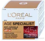 Крем против морщин дневной L'Oreal Paris Age Specialist Anti-Wrinkle Lifting Care SPF 20 45+, 50 мл — фото 1