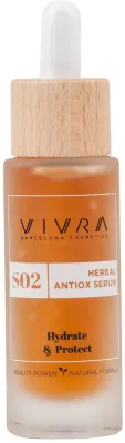Сыворотка для лица Vivra Herbal Antiox увлажняющая с антиоксидантами 30 мл