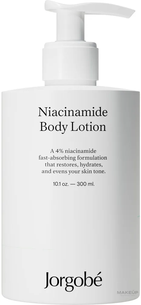 Лосьон для тела Jorgobe Niacinamide с ниацинамидом и витамином А, 300 мл