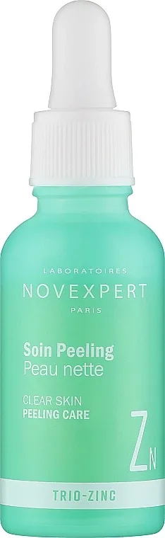 Novexpert Trio-Zinc Clear Skin Peeling Care очищающий пилинг для лица с цинком и PHA 30 мл