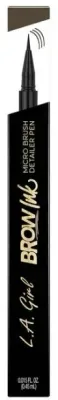 Маркер для бровей L.A. Girl Brow Ink Micro Brush Detailer Pen с микрокистью, со щёточкой, 0,45 мл