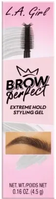 Гель для укладки бровей L.A. Girl Brow Perfect Extreme Hold Styling Gel прозрачный, сверхсильной фиксации, 4,5 г