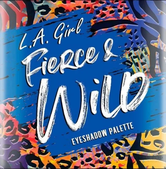 Палетка теней для век L.A. Girl Fierce and Wild Eyeshadow Palette, 16 оттенков, с зеркалом, 35 г, оттенок G42730 - Untamed