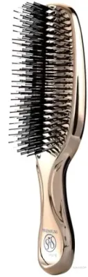 Щётка для волос и массажа кожи головы S-Heart-S Scalp Brush World Premium шампанское золото
