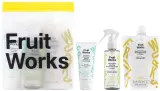 Набор для лица и тела Fruit Works Glow маска мист и скраб с экстрактом черники 100+150+200 мл — фото 1