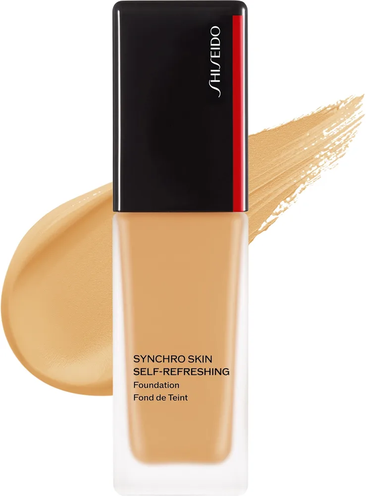 Тональный флюид Shiseido Synchro Skin Self-Refreshing Foundation увлажняющий сияющий SPF 30, 30 мл, оттенок Oak