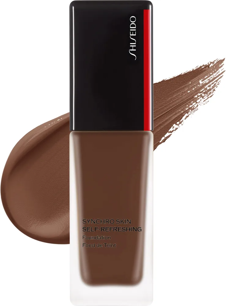 Тональный флюид Shiseido Synchro Skin Self-Refreshing Foundation увлажняющий сияющий SPF 30, 30 мл, оттенок Obsidian