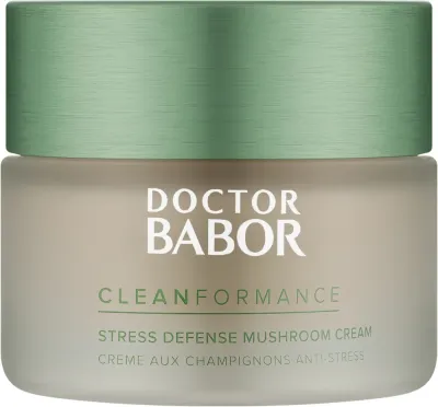 Babor Doctor Babor Stress Defense Mushroom Cream крем для лица с экстрактами грибов для защиты кожи в городе, утро и вечер 50 мл