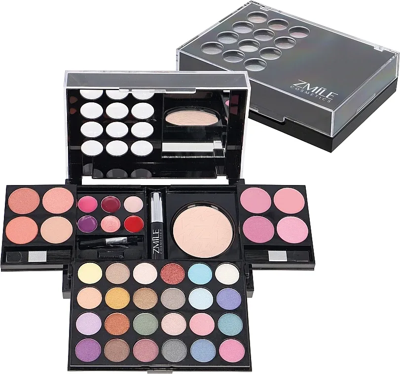 Палетка-набор для макияжа лица, глаз и губ Zmile Cosmetics All You Need To Go Set