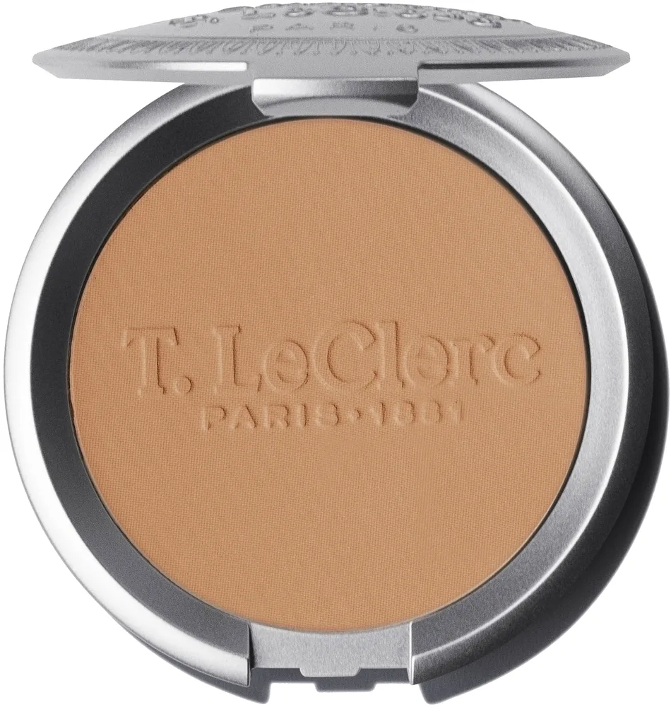 Компактная пудра T. LeClerc La Poudre Compacte Dermophile рисовая, 9 г, оттенок 11 - Cannelle