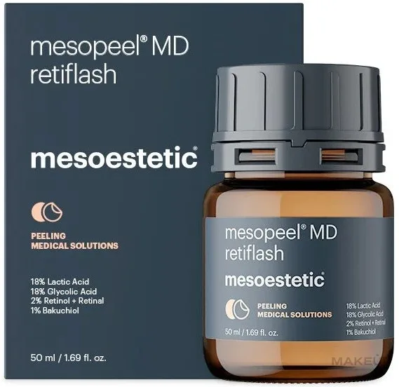 Mesoestetic Mesoestetic Mesopeel MD Retiflash - Осветляющий пилинг для лица Mesopeel MD Retiflash, 50 мл