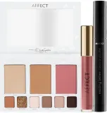 Набор для макияжа Affect Cosmetics Passion Moments палетка жидкая помада и тушь 5+11 мл — фото 1