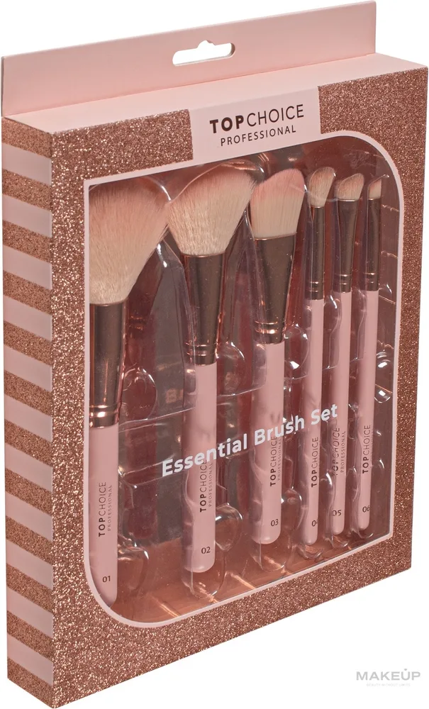 Набор кистей для макияжа Top Choice Make-Up Brush Set Essential 38471 6 шт