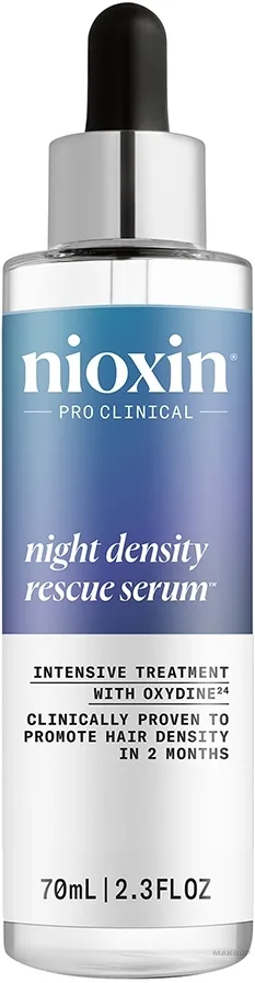 Ночная сыворотка для волос Nioxin Night Density Rescue Serum, 70 мл