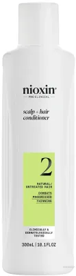 Бальзам для волос Nioxin Pro Clinical System 2 Scalp + Hair Thickening Conditioner для натуральных волос с заметным поредением, 1000 мл