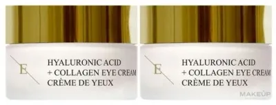 Крем для области вокруг глаз ErthSkin London Hyaluronic acid + Collagen Pro-Age с алоэ и экстрактом кофе для зрелой кожи 2 x 30 мл