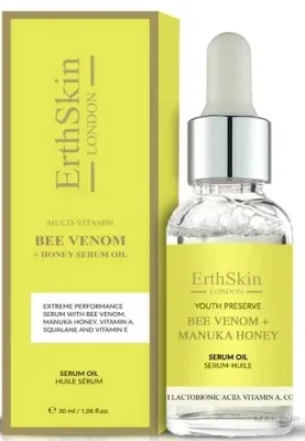 Сыворотка для лица ErthSkin London Bee Venom Honey Oil с пчелиным ядом 2x30 мл