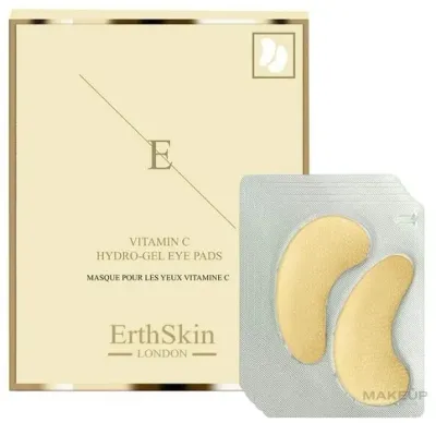 ErthSkin London Vitamin C Hydrogel Eye Pads патчи под глаза гидрогелевые с витамином C, освежающие, 5 пар 10 шт