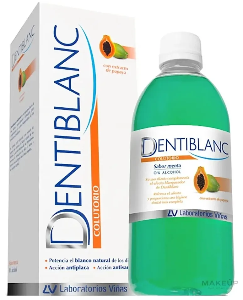 Ополаскиватель для полости рта Dentiblanc Mouthwash освежающий, с мятным вкусом, 500 мл