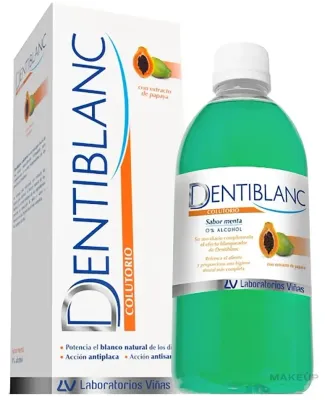 Ополаскиватель для полости рта Dentiblanc Mouthwash освежающий, с мятным вкусом, 500 мл