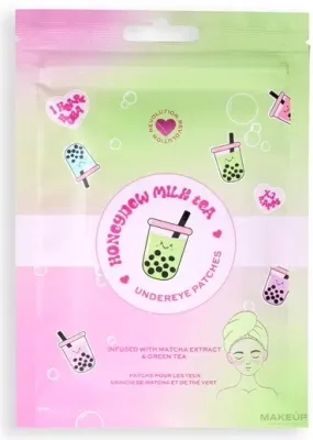 Патчи под глаза I Heart Revolution Bubble Tea Honeydew Undereye Patches гелевые, цветные, 3 шт