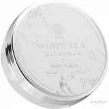 Набор Aurora White Tea Elegance пена для ванны 270 мл лосьон для тела 240 мл скраб 50 мл и мочалка — фото 5