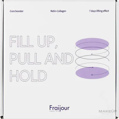 Fraijour Retin-Collagen 3D Core Gift Set подарочный набор с коллагеном и ретинолом: тонер 250 мл, крем для лица 50 мл, крем для век 2х15 мл, косметичка