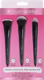 Набор кистей для контуринга и румян Brushworks Cream Contour And Blush Set из 3 предметов — фото 2
