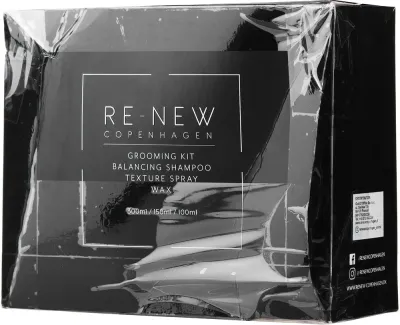 Набор Re-New Copenhagen Essential Grooming шампунь №05 спрей для текстуры №07 и глина для укладки №04