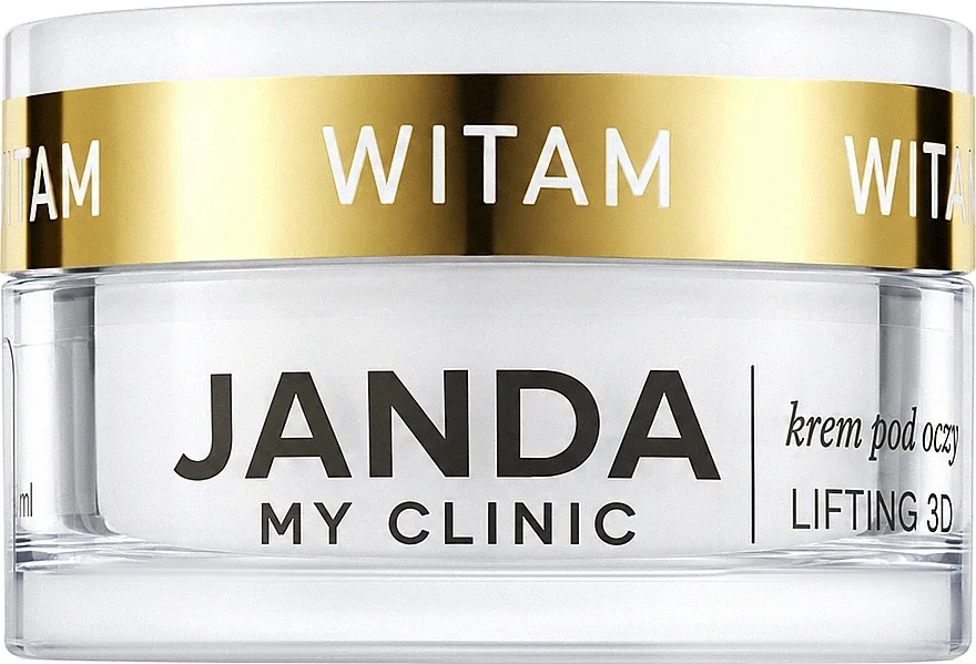 Крем для области вокруг глаз Janda My Clinic Premium со скваланом миндальным маслом и маслом опунции для зрелой кожи 15 мл