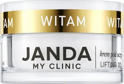 Крем для области вокруг глаз Janda My Clinic Premium со скваланом миндальным маслом и маслом опунции для зрелой кожи 15 мл