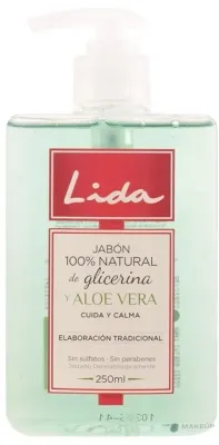 Мыло жидкое Lida Glicerina с алоэ вера и глицерином, 250 мл