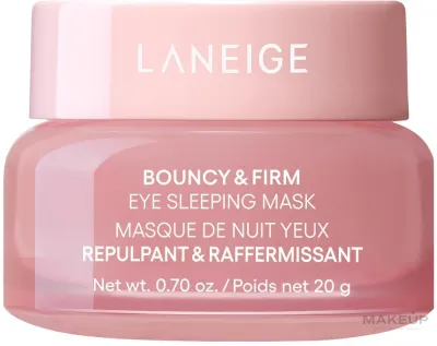 Маска для кожи вокруг глаз Laneige Bouncy Firm Eye Sleeping Mask, ночная, подтягивающая