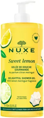 Nuxe Sweet Lemon Shower Gel гель для душа с ароматом лимонной меренги 750 мл