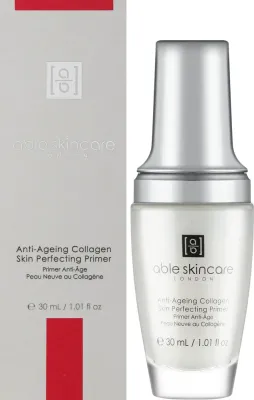 База под макияж Able Skincare Anti-Ageing Collagen Skin Perfecting Primer увлажняющая, с эффектом сияния, 30 мл