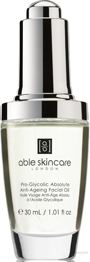 Масло для лица Able Skincare Pro-Glycolic с гликолевой кислотой питательное 30 мл