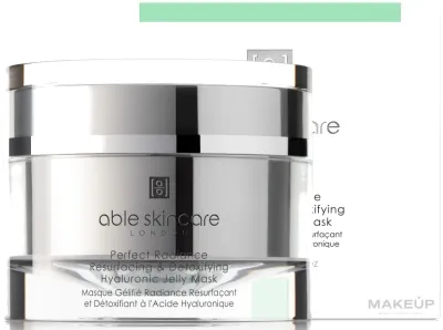 Гиалуроновая желейная маска для лица с сияющим эффектом Able Skincare City Shield+ Perfect Radiance Hyaluronic Jelly Mask