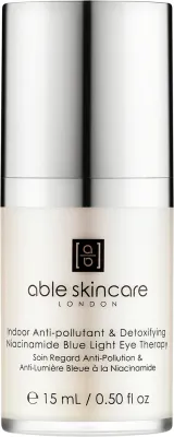Лифтинг-крем для кожи вокруг глаз Able Skincare City Shield+ Niacinamide Blue Light Eye Therapy с ниацинамидом, для всех типов кожи, 15 мл