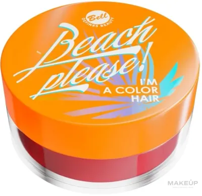 Смываемая краска для волос Bell Beach Please I'm a Color Hair, интенсивный цвет, 12 г