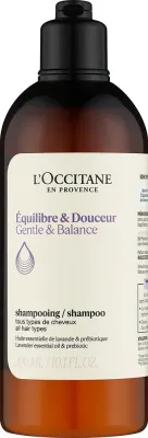 Шампунь для волос L'Occitane En Provence Gentle + Balance Shampoo, мицеллярный, для всех типов волос, 75 мл