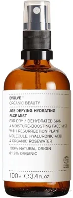 Спрей для лица Evolve Organic Beauty Age Defying Hydrating Mist увлажняющий, с гиалуроновой кислотой