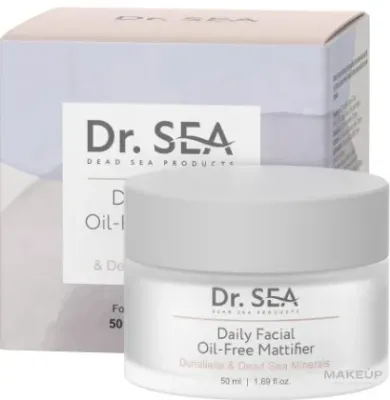 Dr Sea Dr. Sea Oil-Free Mattiher Cream - Крем для лица Dr. Sea Oil-Free матирующий для жирной кожи с минералами Мёртвого моря 50 мл