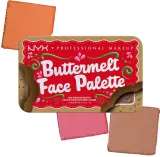Палетка для макияжа лица NYX Professional Makeup Buttermelt Face Palette, румяна и бронзеры, лимитированный выпуск, оттенок 01 — фото 4