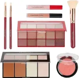 Набор для макияжа Makeup Revolution Reloaded Collection Gift Set палетки, румяна, блески и кисти, 8 продуктов — фото 2
